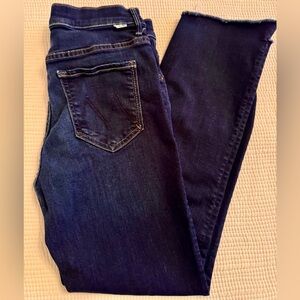 MOTHER The Insider Crop Step Fray